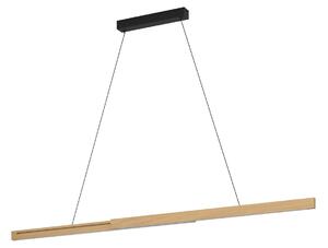 Lampada a sospensione Stars of Light, Mogetonello, dimmerabile, Legno, Soggiorno, Alluminio, Moderno