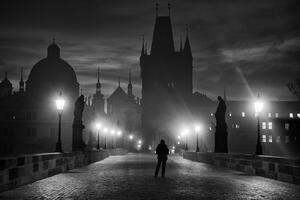 Fotografia artistica Prague in Black White, Marcel Rebro, (40 x 26.7 cm)