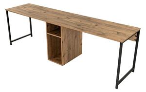Scrivania con effetto pino 60x240 cm Twin – Kalune Design