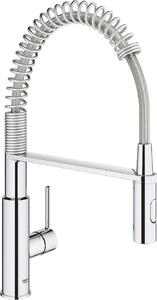 GROHE Rubinetto Cucina Miscelatore Lavello con Doccetta Professionale Monocomando con Canna Alta colore Cromo - 30361000