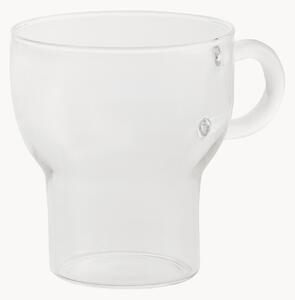 Set di 2 tazze in vetro soffiato borosilicato Glas Mug