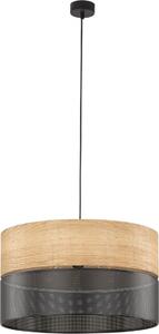 Lampada a sospensione in legno nero su tavolo TK-Lighting 4798