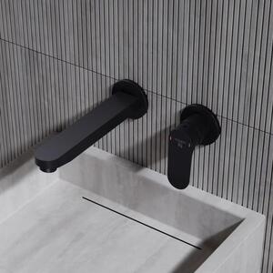 Miscelatore monocomando da parete per lavabo, serie Steinberg 343, con rivestimento colorato