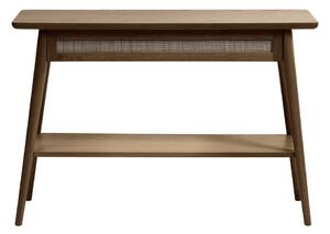Consolle marrone con piano in rovere 40x110 cm Barrali - Unique Furniture