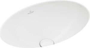 Villeroy & Boch Loop&Friends - Lavabo da incasso, 560x380 mm, senza sfioratore, CeramicPlus, bianco alpino 4A5501R1