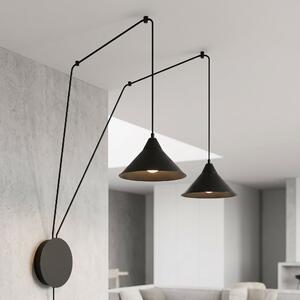 Piantana a Sospensione ABRAMO 2 BLACK