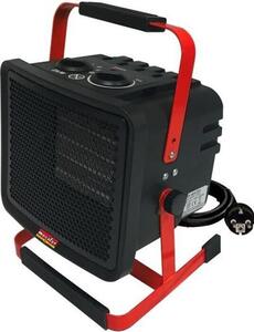 Stufa Vetroceramica ad aria calda MECAFER MH2000, 2000W, termostato regolabile, funzione ventilazione, ideale per ambienti fino a 20 m²