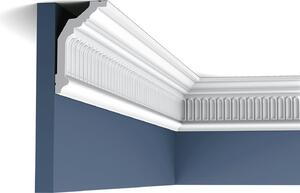 Orac Decor C304 Luxxus modanatura per soffitto in stucco profilo decorativo modanatura decorativa cornicione in stucco parete modanatura in rilievo modanatura d'angolo | 2 metri