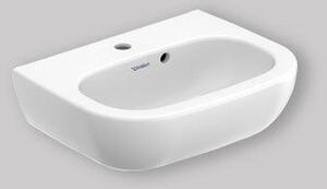 Duravit D-Code lave-mains, avec trou pour robinet, avec trop-plein, 450x340x145mm, blanc brillant, 0705450000, 0705450000