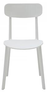 MOBILI 2G - SET 4 sedie in polipropilene bianco misure l.42 h.70 p.50 HS.46