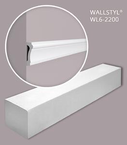 NMC WL6-2200-box WALLSTYL Noel Marquet 1 cartone con 20 listelli decorativi Listelli per porte Stile classico Colore bianco | 44 m