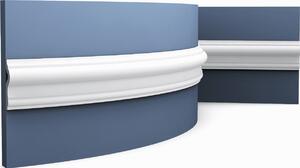 Rivestimento murale Orac Decor PX202F AXXENT Rivestimento decorativo flessibile Rivestimento decorativo stile classico colore bianco 2 m