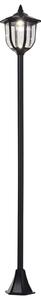 Outsunny Lampione da Esterni con 6 Luci Led e Pannelli Solari Impermeabile Accensione Automatica Durata 6-8 Ore Altezza 177cm|Aosom