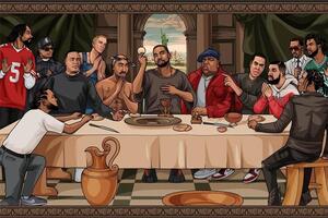 Posters, Stampe The Last Supper Of Hip Hop, (61 x 91.5 cm)