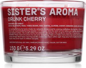 Sister's Aroma Drunk Cherry candela profumata 150 g