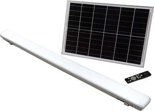 V-TAC VT-120018 Plafoniera lineare led 18W autoalimentata a batteria con pannello solare color change 3in1 con telecomando IP65 IK08 - SKU 6500