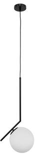 Lampada a sospensione Plafoniera PELOTA BLACK E27 bianco nero EDO777102 EDO