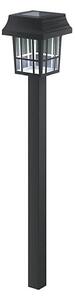 Aigostar - Lampada solare LED 2V 6500 K IP44 40 mAh nera