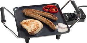 Piastra elettrica plancha/teppanyaki Bestron con rivestimento antiaderente, 1000 W, nero