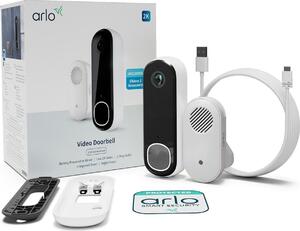 Video campanello e suoneria Arlo Essential 2K (AVDK4001-100PES)
