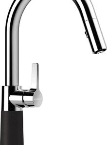 Schock SC-520 Miscelatore Cucina con Doccetta Estraibile Nero Puro