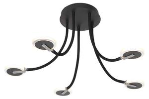 Steinhauer - plafoniera - Turound - nero - metallo - Ø 92cm - LED - 3375ZW