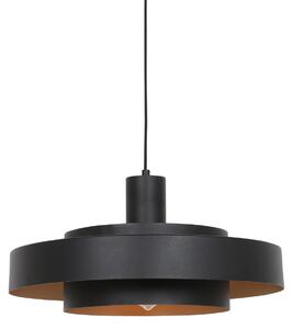 Anne Lighting - lampada a sospensione - Flinter - nero - metallo - Ø 50cm - E27 - 3329ZW