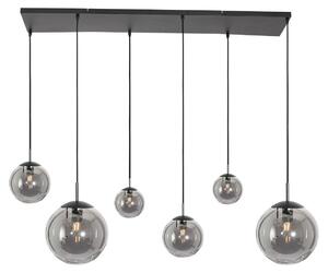 Steinhauer - lampada a sospensione - Bollique LED - nero - vetro metallo - lampada di design - E27 - 3499ZW