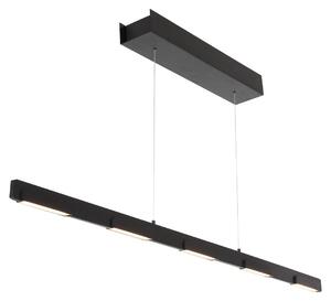 Steinhauer - lampada a sospensione - Bloc - nero - vetro metallo - lampada di design - LED - 3296ZW