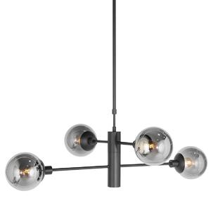 Steinhauer - lampada a sospensione - Constellation - nero - metallo - Ø 90cm - E14 - 3804ZW
