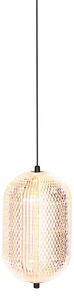 Mexlite - lampada a sospensione - Geripu - ambra - plastica metallo - Ø 15cm - LED - 3840ZW