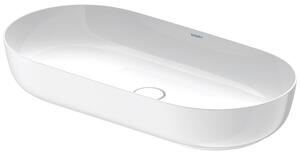Duravit Luv vasque à poser 80x40cm, sans trop-plein, sans percement pour robinetterie, meulé, 0379800000, 0379800000