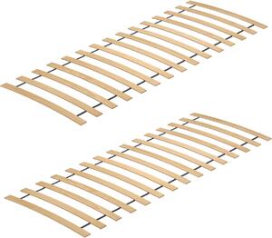 Doppio set di doghe rigide curve per letti 90x200 in solida Betulla 70.35-09-2-DP