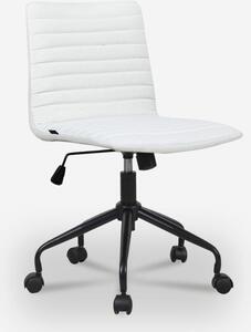 Sedia da ufficio Zolder Light Design Ergonomico Regolabile Tessuto Bianco