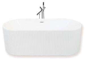 Olivia - Vasca freestanding 168 X 74 cm + miscelatore a colonna