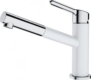 Miscelatore FRANKE ORBIT in CHROM-GLACIER con bocca estraibile / Miscelatore da cucina / Miscelatore monocomando