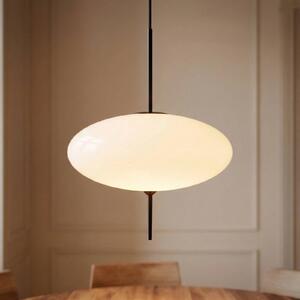 Lampada a sospensione in vetro Hikari Lindby, dimmerabile, Bianco / Opale, Soggiorno / Sala da pranzo, Vetro, Moderno, Lampada a sospensione