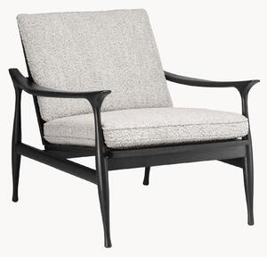 Poltrona in bouclé Manzo