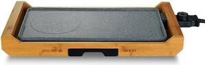 Sogo BAR-SS-1223, Bambù, Grigio, Legno, In piedi, Alluminio, 430 x 230 mm, Girevole, 2200 W