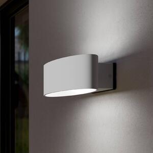 EGLO Applique da esterni Chinoa, Bianco / Opale, Alluminio, Moderno, Applique da esterni