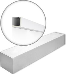 NMC L4-box ARSTYL Noel Marquet 1 cartone con 11 strisce decorative Striscia di copertura Striscia decorativa stile moderno colore bianco | 22 m