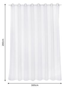 Tenda filtrante INSPIRE Polyone bianco occhielli 300x280 cm