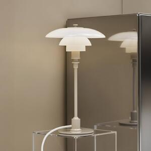 Louis Poulsen Lampada da tavolo PH 2/1, Crema / Ambra, Soggiorno / Sala da pranzo, Ottone, Design, Lampada da tavolo