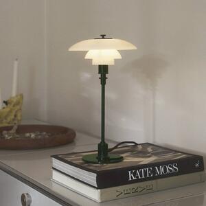 Louis Poulsen Lampada da tavolo PH 2/1, Verde, Soggiorno / Sala da pranzo, Ottone, Design, Lampada da tavolo