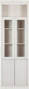 Vetrina in legno di pino bianco 74x223 cm Anita - Støraa
