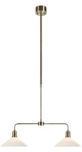 Markslöjd Lampada a sospensione in vetro Vela, dimmerabile, Bronzo / Ottone antico, Soggiorno / Sala da pranzo, Metallo, Lampada a sospensione