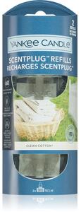 Yankee Candle Clean Cotton ricarica diffusore elettrico 2x18,5 ml