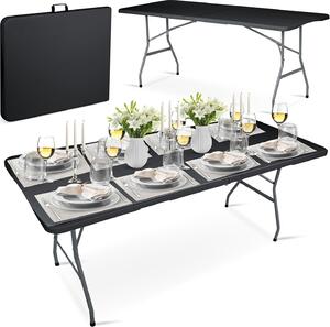Tavolo pieghevole da giardino 180 cm Plonos nero