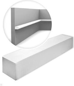 Orac Decor PX209-box MODERN RIBBON1 cartone con 70 strisce decorative Rivestimento murale stile moderno colore bianco | 140 m