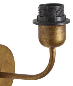 Lampada da parete vintage oro senza paralume - Matt